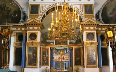 иконостас Преображенского храма села Липецы