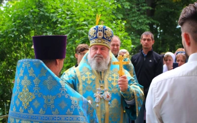 Крестный ход с чтимым образом Божией Матери