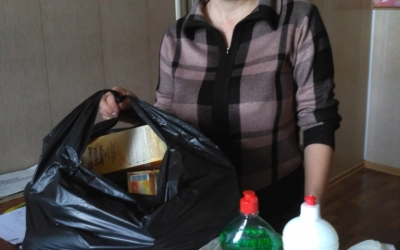 В православном благотворительном центре «Покров» прошла очередная продуктовая акция