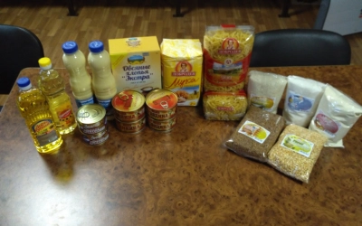 В православном благотворительном центре «Покров» прошла очередная продуктовая акция