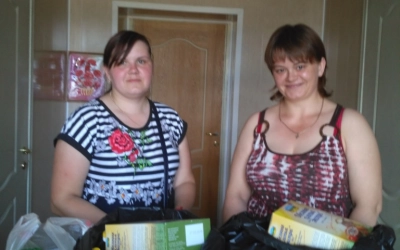 В православном благотворительном центре «Покров» прошла очередная продуктовая акция