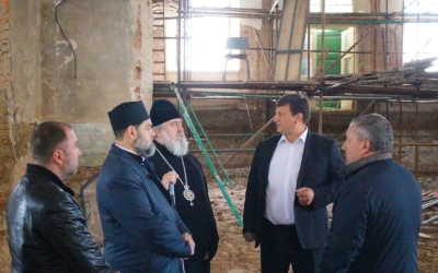 плановое совещание по важным вопросам реставрируемого Благовещенского собора