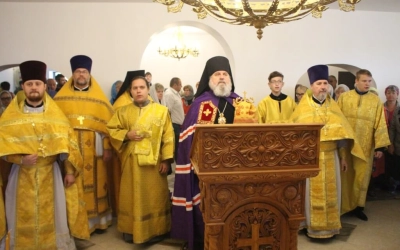 Престольный праздник в храме пророка Илии г. Сафоново