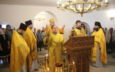 Престольный праздник в храме пророка Илии г. Сафоново