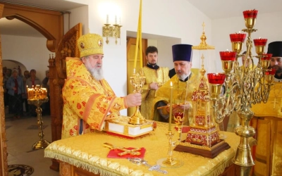 Престольный праздник в храме пророка Илии г. Сафоново