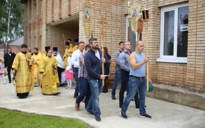 Престольный праздник в храме пророка Илии г. Сафоново