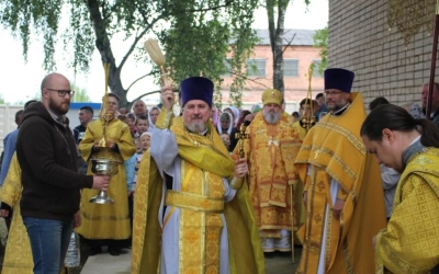 Престольный праздник в храме пророка Илии г. Сафоново