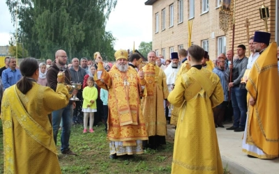Престольный праздник в храме пророка Илии г. Сафоново