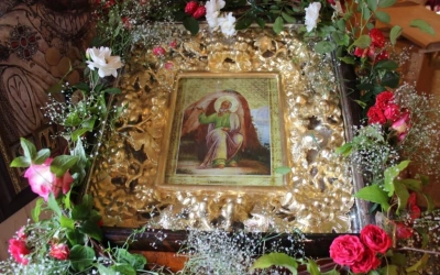 Праздничное богослужение в деревне Хватов Завод по случаю Престольного торжества