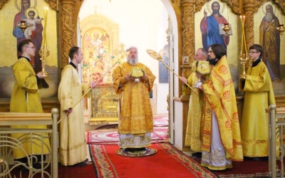 Архипастырское служение в день памяти Смоленских святых