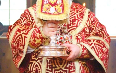 Праздничная Божественная литургия в храме Великомученика и Целителя Пантелеимона с. Издешково