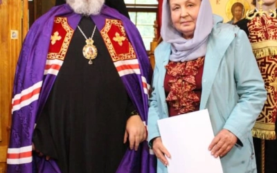 Праздничная Божественная литургия в храме Великомученика и Целителя Пантелеимона с. Издешково