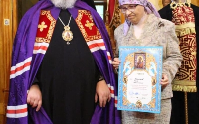 Праздничная Божественная литургия в храме Великомученика и Целителя Пантелеимона с. Издешково