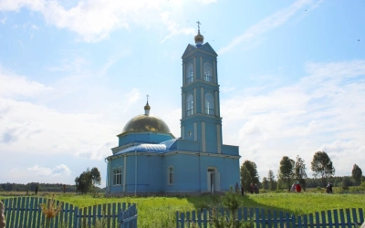 Престольный праздник в храме в честь иконы Божией Матери Смоленская, «Одигитрия» деревни Ильюшкино