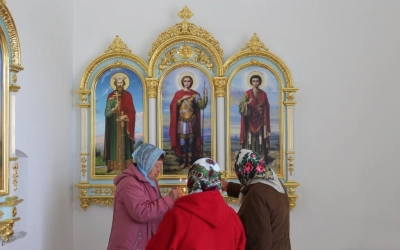 Престольный праздник в храме в честь иконы Божией Матери Смоленская, «Одигитрия» деревни Ильюшкино