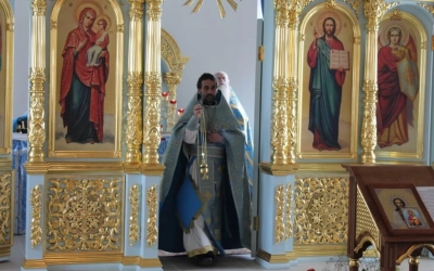 Престольный праздник в храме в честь иконы Божией Матери Смоленская, «Одигитрия» деревни Ильюшкино