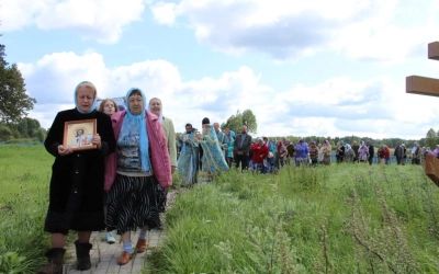 Престольный праздник в храме в честь иконы Божией Матери Смоленская, «Одигитрия» деревни Ильюшкино