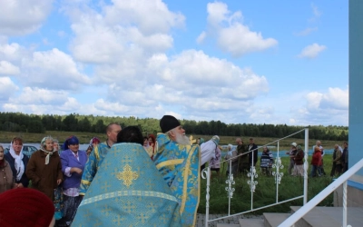 Престольный праздник в храме в честь иконы Божией Матери Смоленская, «Одигитрия» деревни Ильюшкино