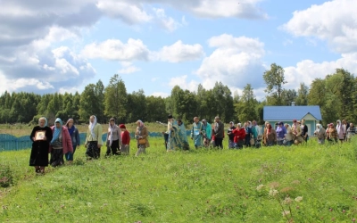 Престольный праздник в храме в честь иконы Божией Матери Смоленская, «Одигитрия» деревни Ильюшкино