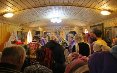 епископ Вяземский и Гагаринский совершил малое освящение храма в честь Покрова Пресвятой Богородицы