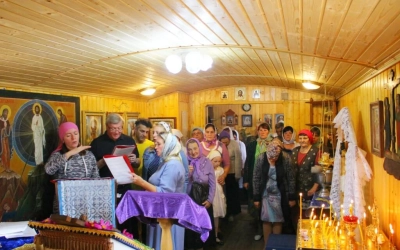 епископ Вяземский и Гагаринский совершил малое освящение храма в честь Покрова Пресвятой Богородицы