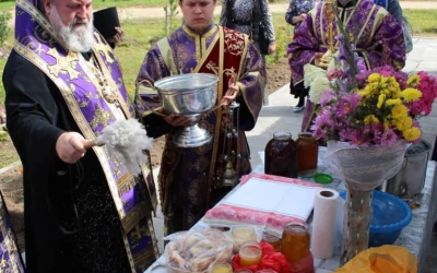 епископ Вяземский и Гагаринский совершил малое освящение храма в честь Покрова Пресвятой Богородицы