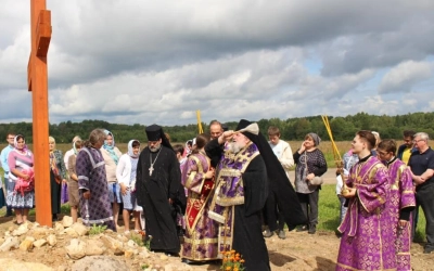 епископ Вяземский и Гагаринский совершил малое освящение храма в честь Покрова Пресвятой Богородицы