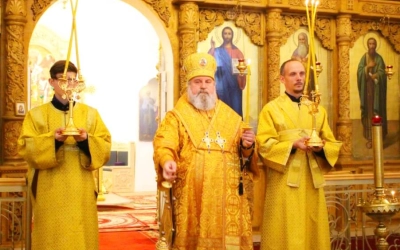 Архипастырское служение накануне Недели 9-й по Пятидесятнице