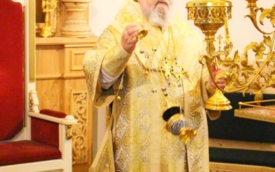 Епископ Вяземский и Гагаринский Сергий возглавил Божественную литургию в Свято-Троицком кафедральном