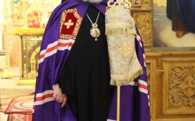 Епископ Вяземский и Гагаринский Сергий возглавил Божественную литургию в Свято-Троицком кафедральном