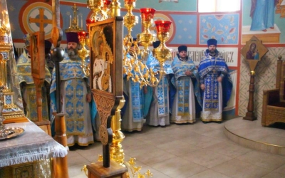 праздничная Божественная литургия в Герасимо-болдинском монастыре