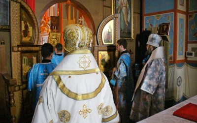 праздничная Божественная литургия в Герасимо-болдинском монастыре