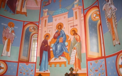 праздничная Божественная литургия в Герасимо-болдинском монастыре