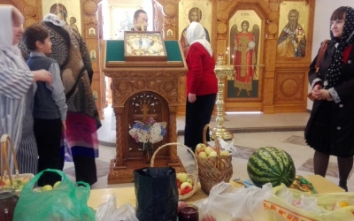 Преображение Господне в храме святого пророка Божия Илии города Сафоново