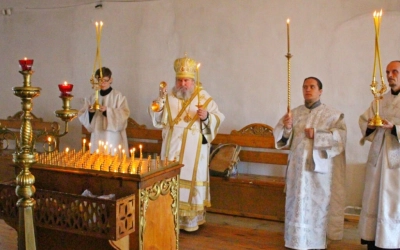 Архипастырское служение накануне Недели 10-й по Пятидесятнице