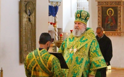 Архипастырское служение в день памяти прп. Аркадия Вяземского