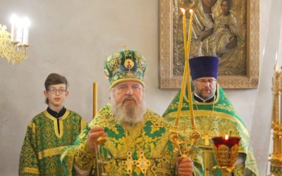 Архипастырское служение в день памяти прп. Аркадия Вяземского