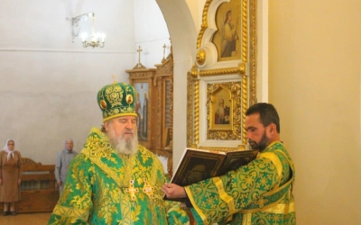 Архипастырское служение в день памяти прп. Аркадия Вяземского