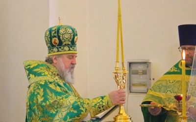 Архипастырское служение в день памяти прп. Аркадия Вяземского