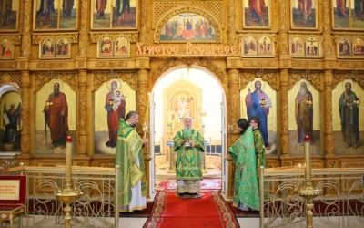 Архипастырское служение в день памяти прп. Аркадия Вяземского