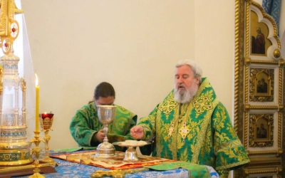 Архипастырское служение в день памяти прп. Аркадия Вяземского