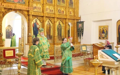 Архипастырское служение в день памяти прп. Аркадия Вяземского