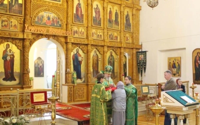 Архипастырское служение в день памяти прп. Аркадия Вяземского