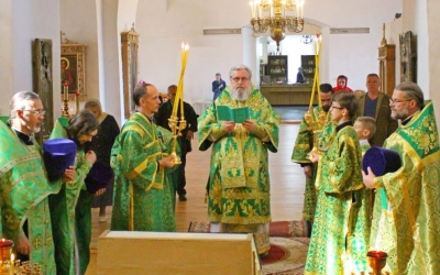 Архипастырское служение в день памяти прп. Аркадия Вяземского
