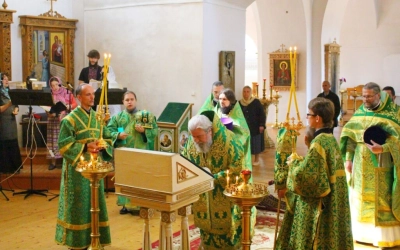 Архипастырское служение в день памяти прп. Аркадия Вяземского