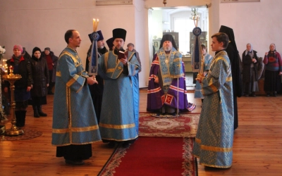 Всенощное бдение накануне памяти Иверской иконы Божией Матери