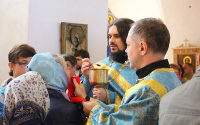 Епископ Сергий совершил Божественную литургию в день празднования Успения Пресвятой Богородицы