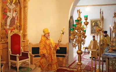 Архипастырское служение в день памяти Нерукотворенного Образа Иисуса Христа