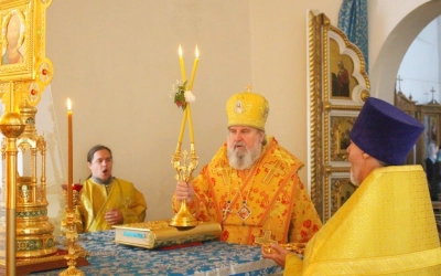 Архипастырское служение в день памяти Нерукотворенного Образа Иисуса Христа