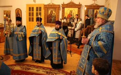 Всенощное бдение накануне памяти Иверской иконы Божией Матери